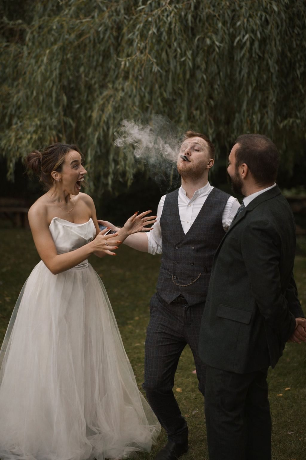 Guests reacting to magic